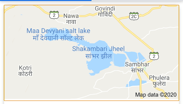 INDIA FIRST TRAIN TRIAL TRACK IN SAMBHAR LAKE