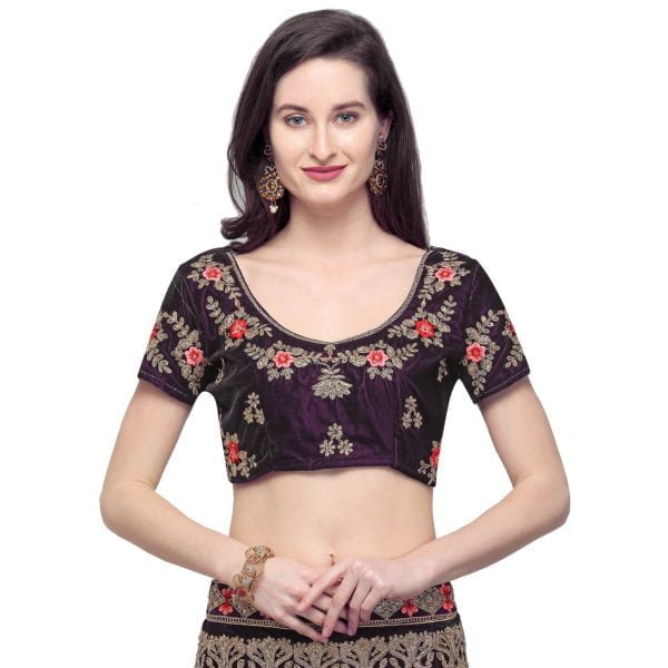 Beautiful Zari Lahnga Choli For Girl's 1