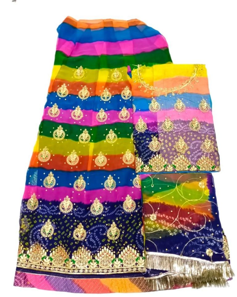 Fancy Rajputi Poshak With Chundari Design 2022