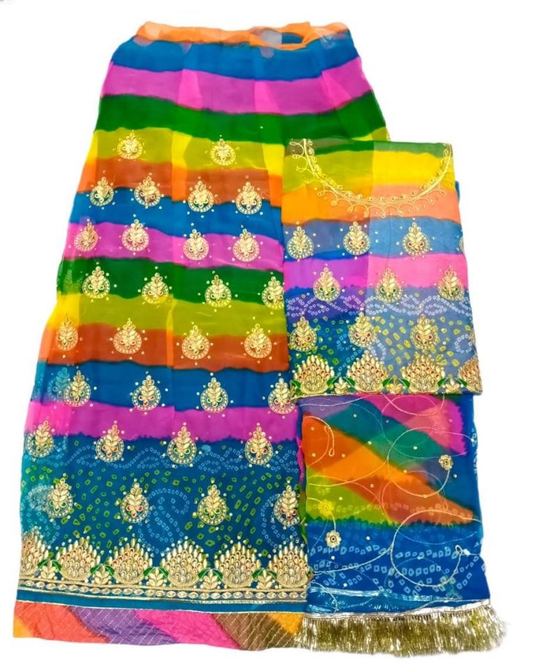 Fancy Rajputi Poshak With Chundari Design 2022