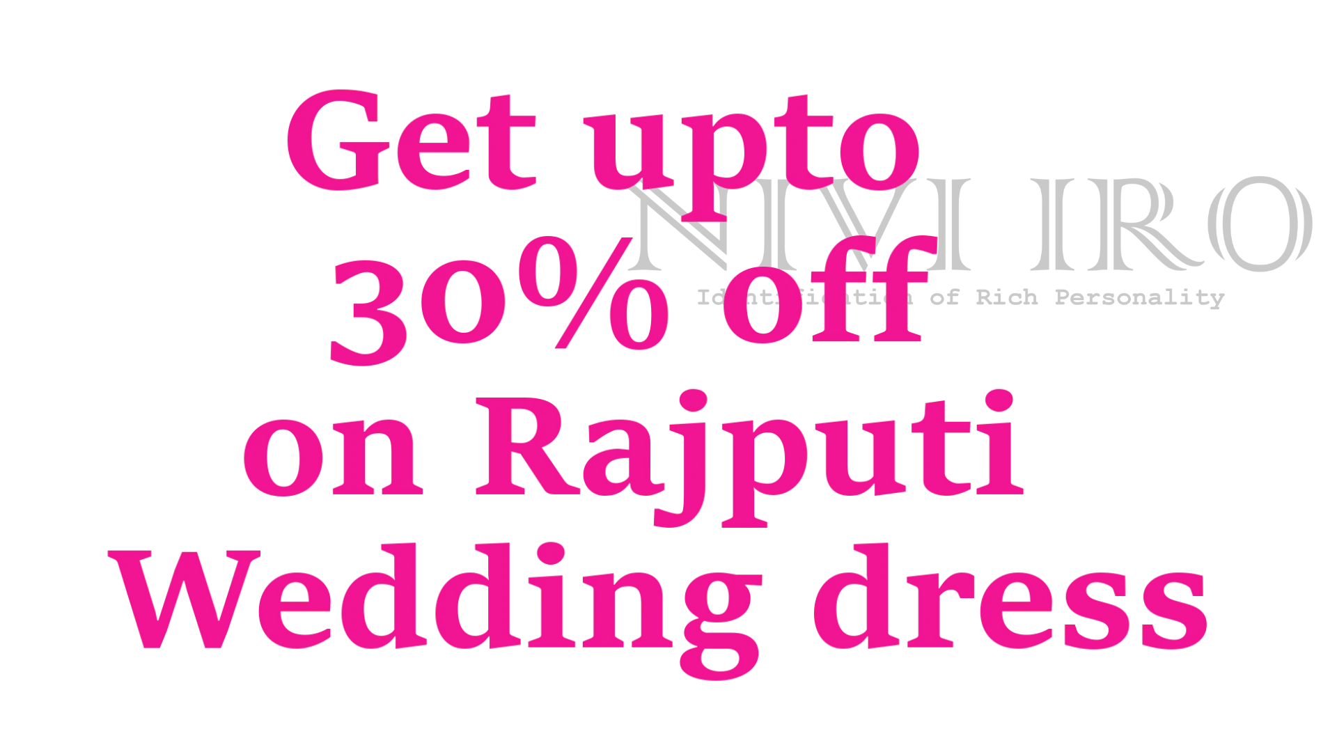 30% off Latest Rajputi Wedding Dress