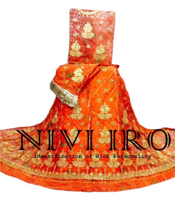 Fancy Rajputi Chundari Lahariya Poshak Photo