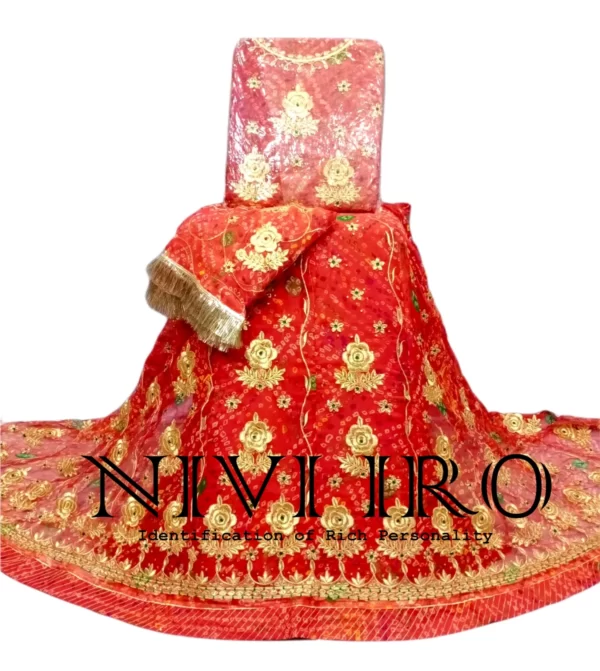 Fancy Rajputi Chundari Lahariya Poshak Photo