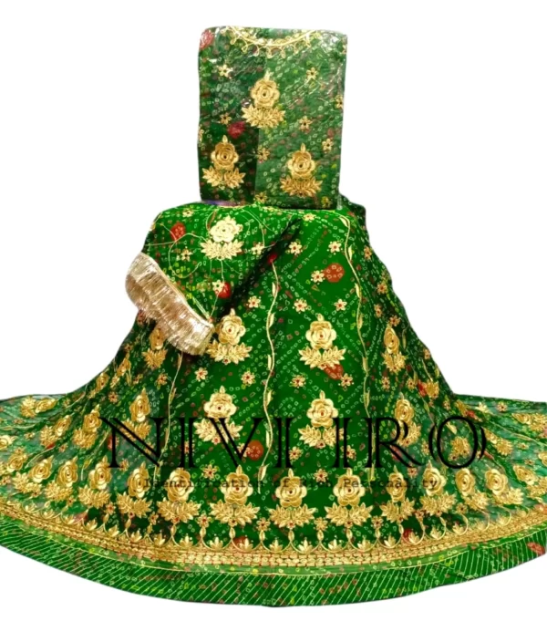Fancy Rajputi Chundari Lahariya Poshak Photo